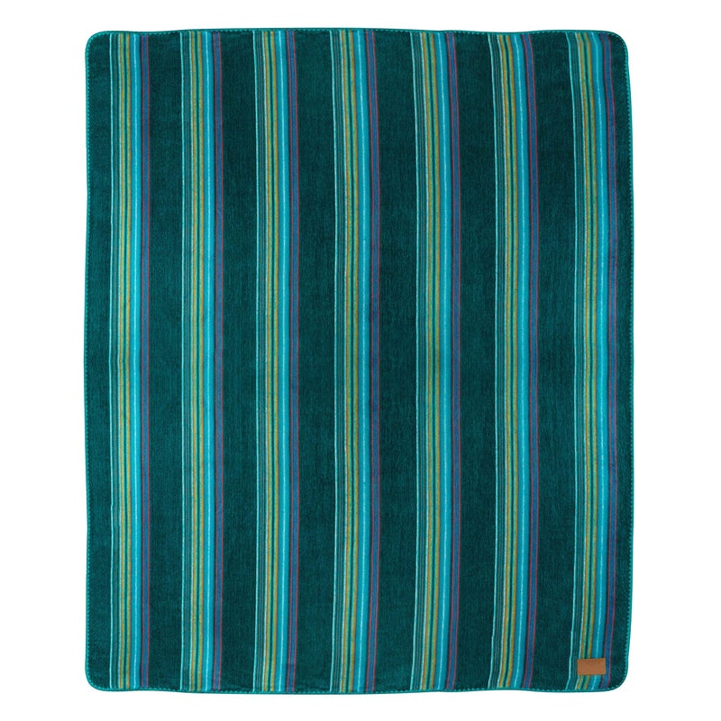 QISU Alpaca Wool Blanket Throw | Large, Beautiful, Warm, Variegated | 85 x 65 inches | Ultra-Soft, Hypoallergenic and Breathable | Non-Itchy or Scratchy (Turquoise Sea Foam Variegated) - Image 4